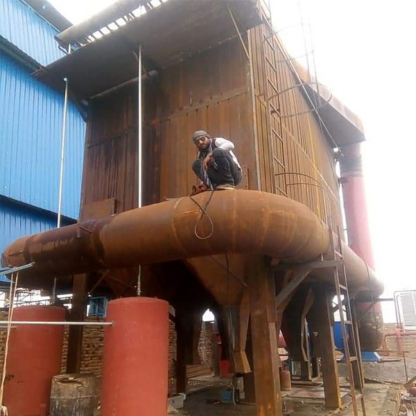 Construction work at Port Qasim - Dust Collector Plant - Indus Filtration